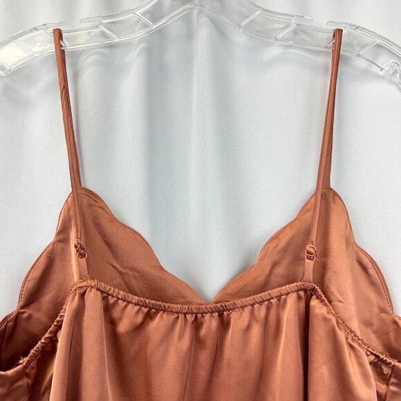 Monteau Womens Spice Comfort Spaghetti Strap Camisole Tank Top Size Large - Picture 7 of 9